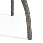Ensemble de 4 chaises d'extérieur Honolulu en osier avec coussins par Christopher Knight Home