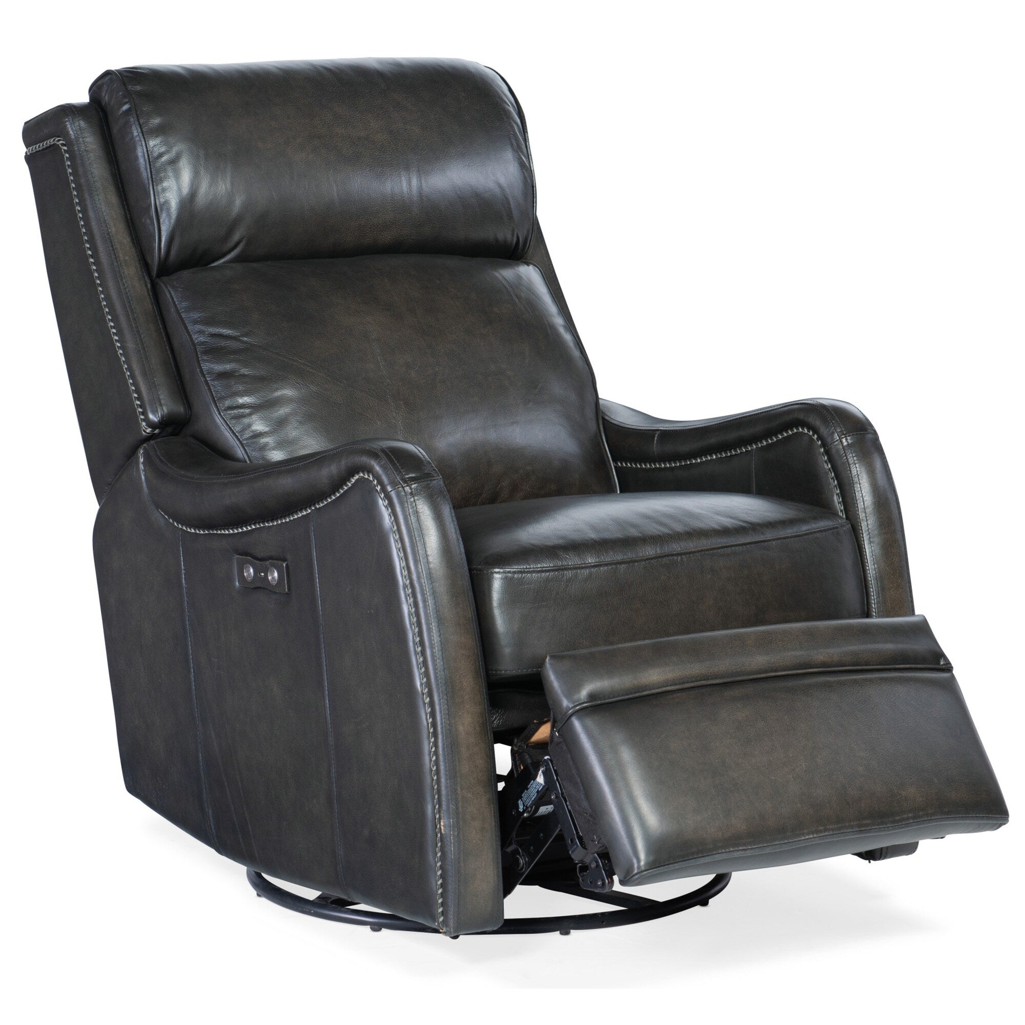 Hooker Furniture RC234-PSWGL Stark 28 Fauteuil pivotant en cuir large