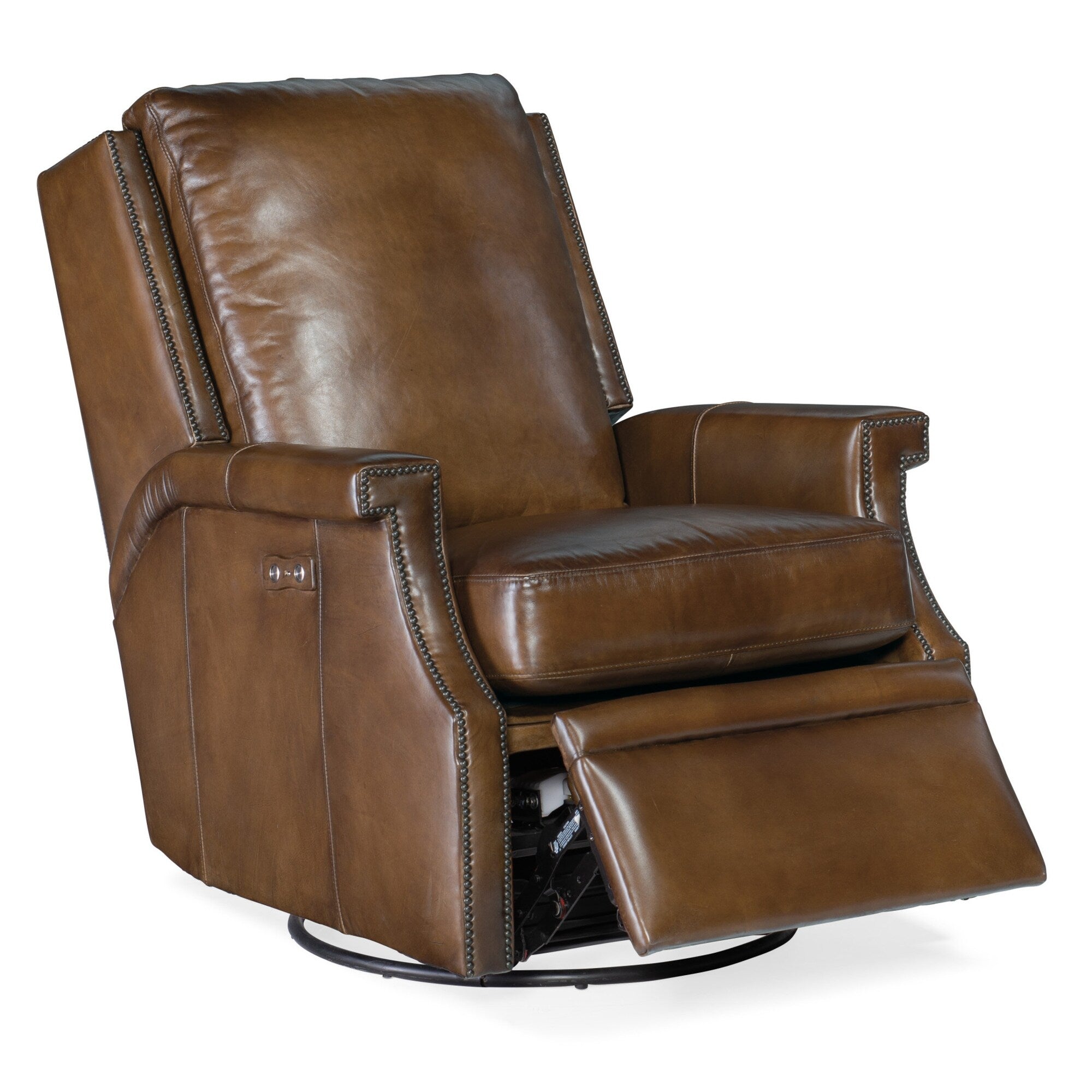 Hooker Furniture RC379-PSWGL Collin 31 Fauteuil pivotant en cuir large