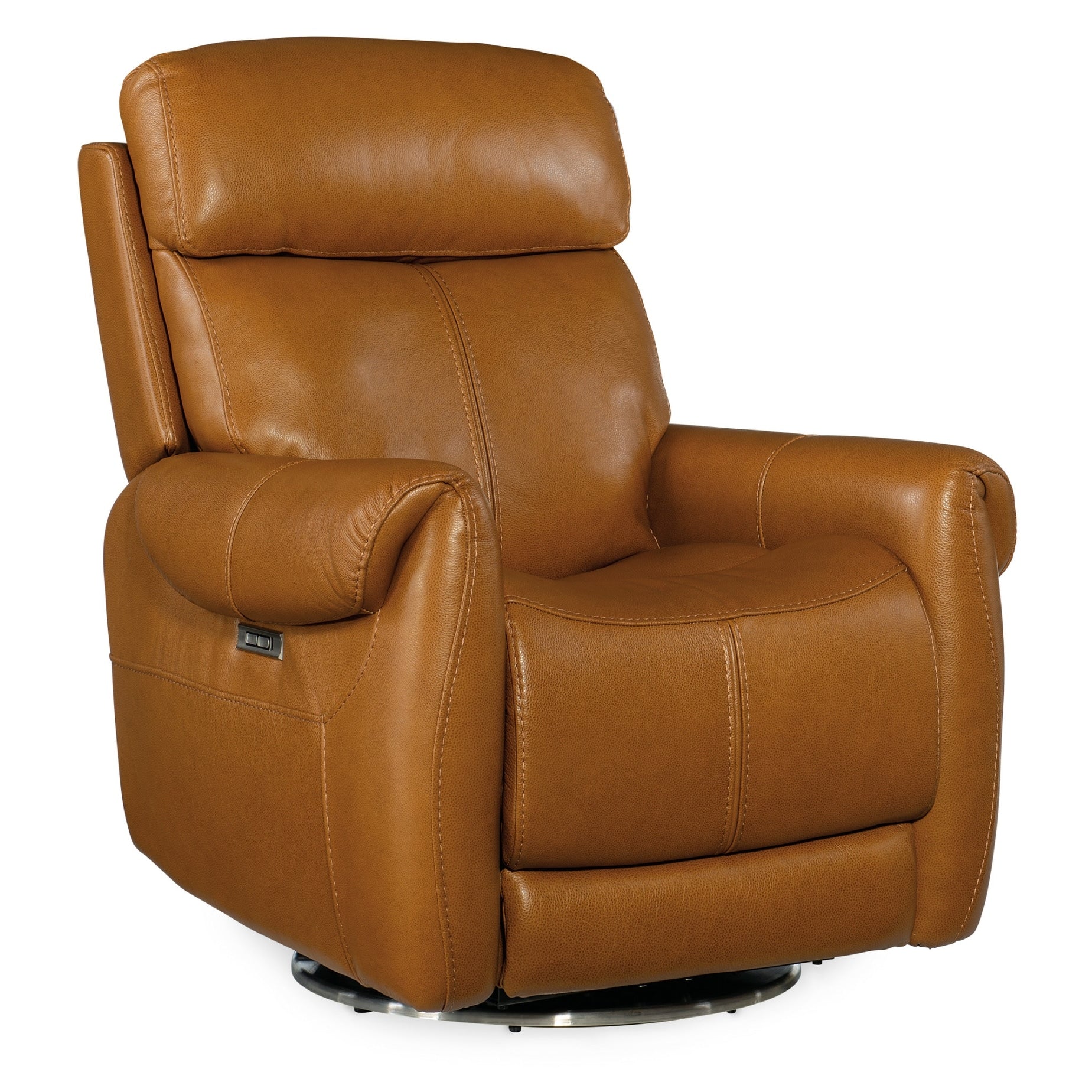 Fauteuil pivotant en cuir large Hooker Furniture RC600-PHSZ Sterling 36