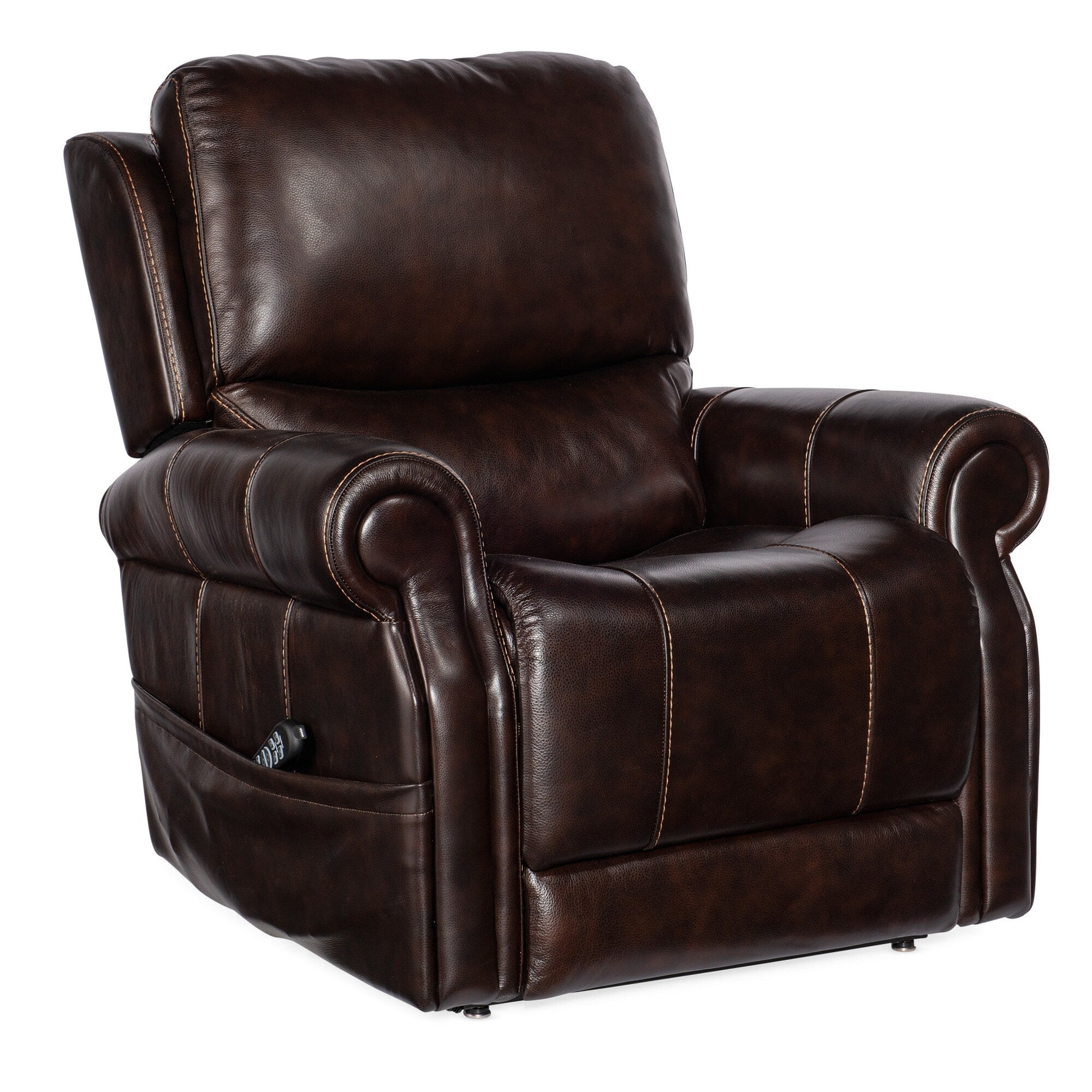 Table inclinable en cuir Hooker Furniture RC602-PHLL4 de 39 po de large