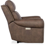 Meuble Hooker SS635-PHZL1 Duncan 43 large avec cadre en métal et cuir