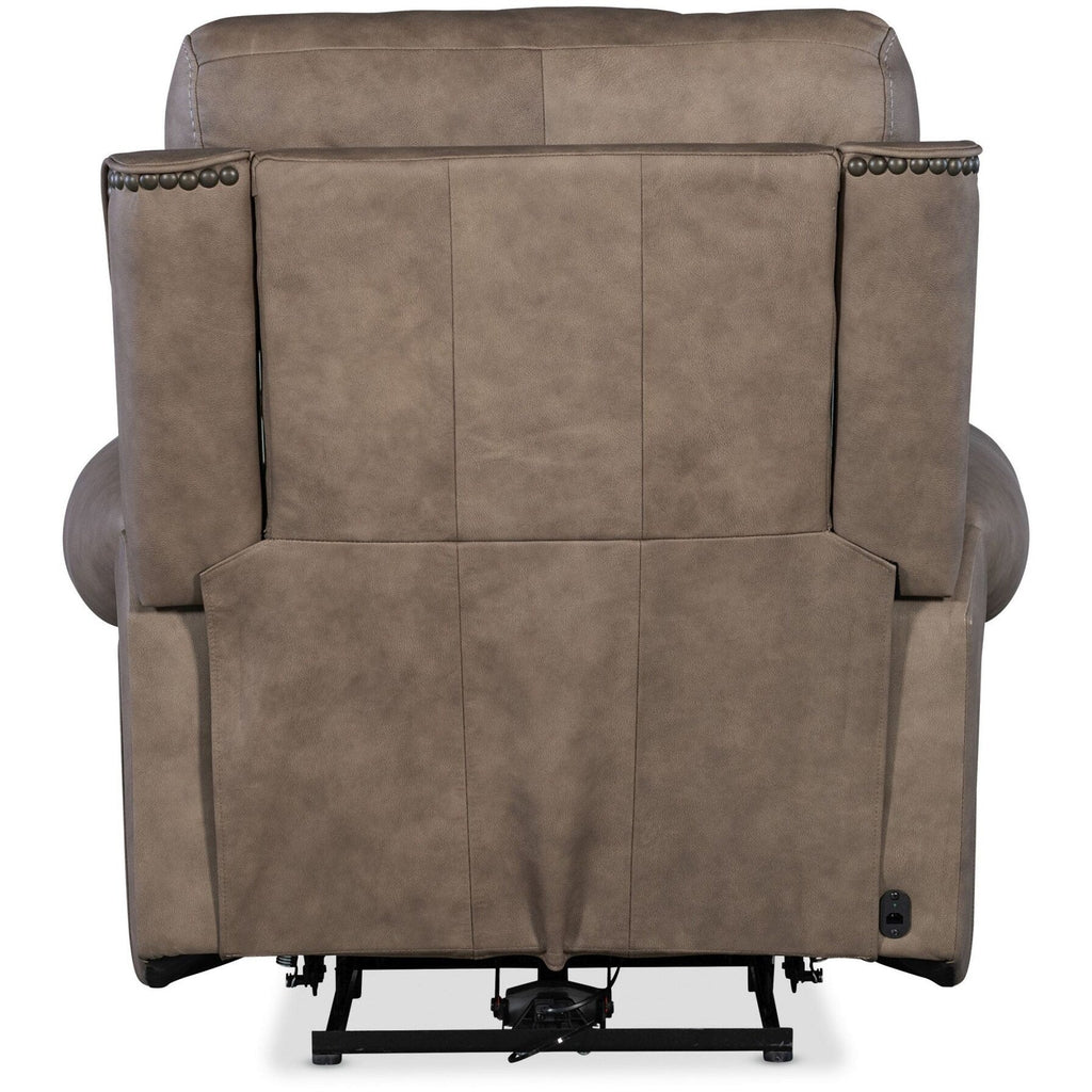 Meuble Hooker SS635-PHZL1 Duncan 43 large avec cadre en métal et cuir