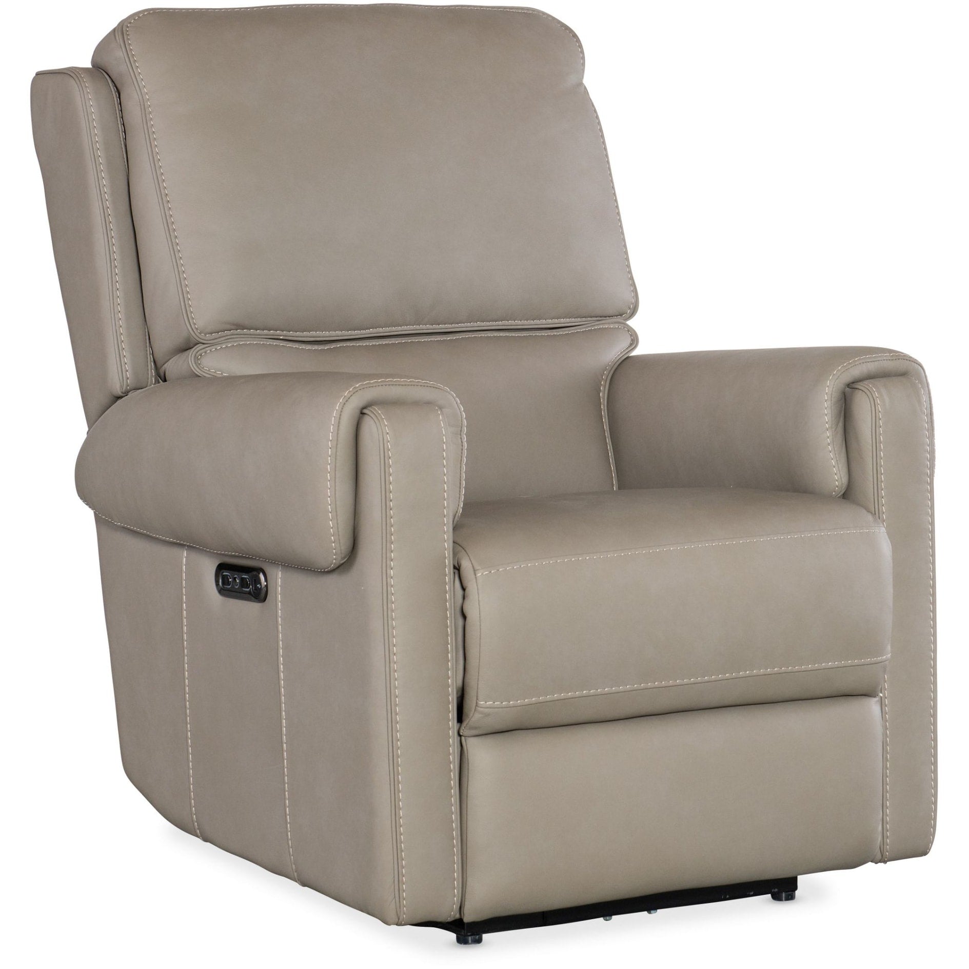 Meubles Hooker SS718-PHZ1 Somers 34 po, large, cadre en métal, cuir