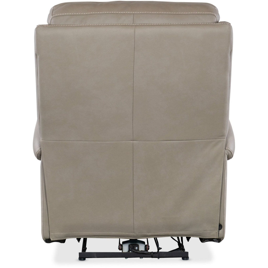 Meubles Hooker SS718-PHZ1 Somers 34 po, large, cadre en métal, cuir