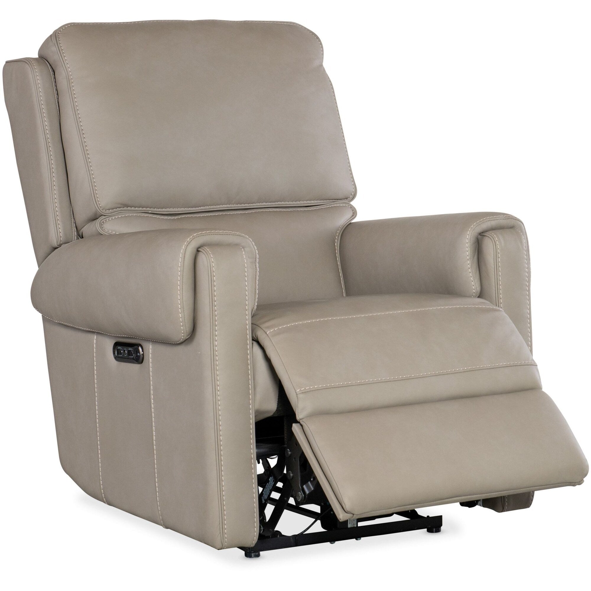 Meubles Hooker SS718-PHZ1 Somers 34 po, large, cadre en métal, cuir