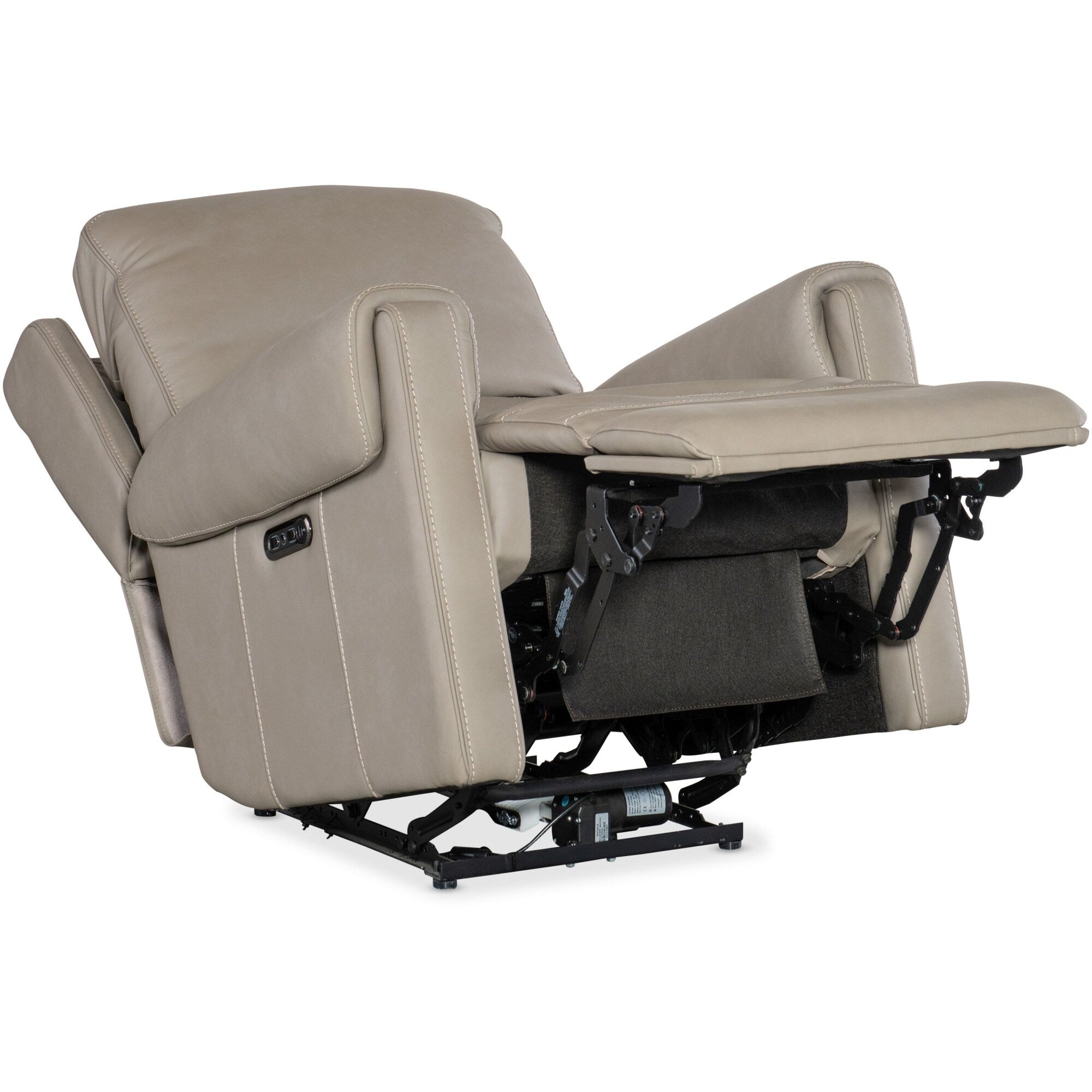 Meubles Hooker SS718-PHZ1 Somers 34 po, large, cadre en métal, cuir