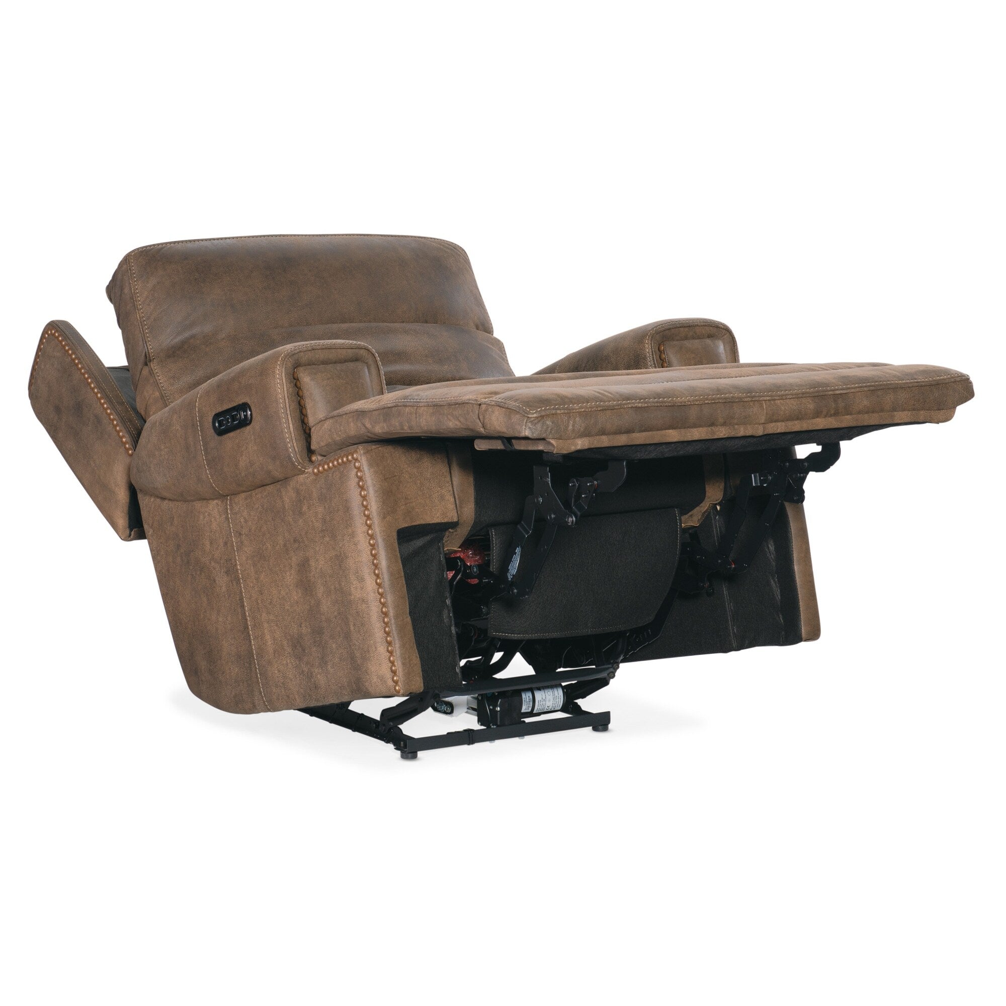 Fauteuil inclinable en cuir Wheeler 39 pouces de large, Hooker Furniture SS762-PHZ1