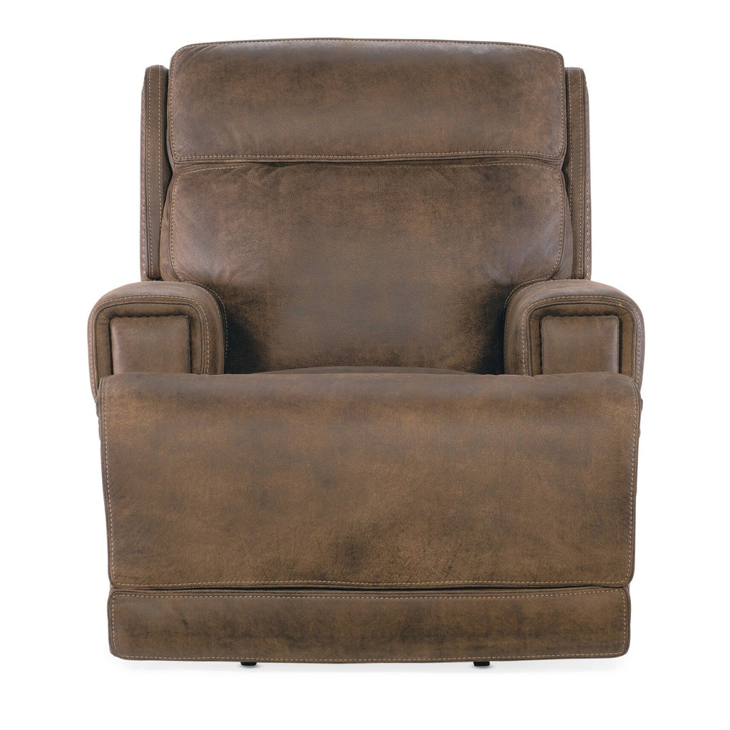 Fauteuil inclinable en cuir Wheeler 39 pouces de large, Hooker Furniture SS762-PHZ1