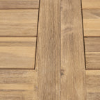Ensemble de salle à manger rectangulaire en osier et bois Horton, 6 pièces, avec coussins, par Christopher Knight Home