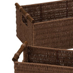 Paniers tissés décoratifs essentiels pour la maison