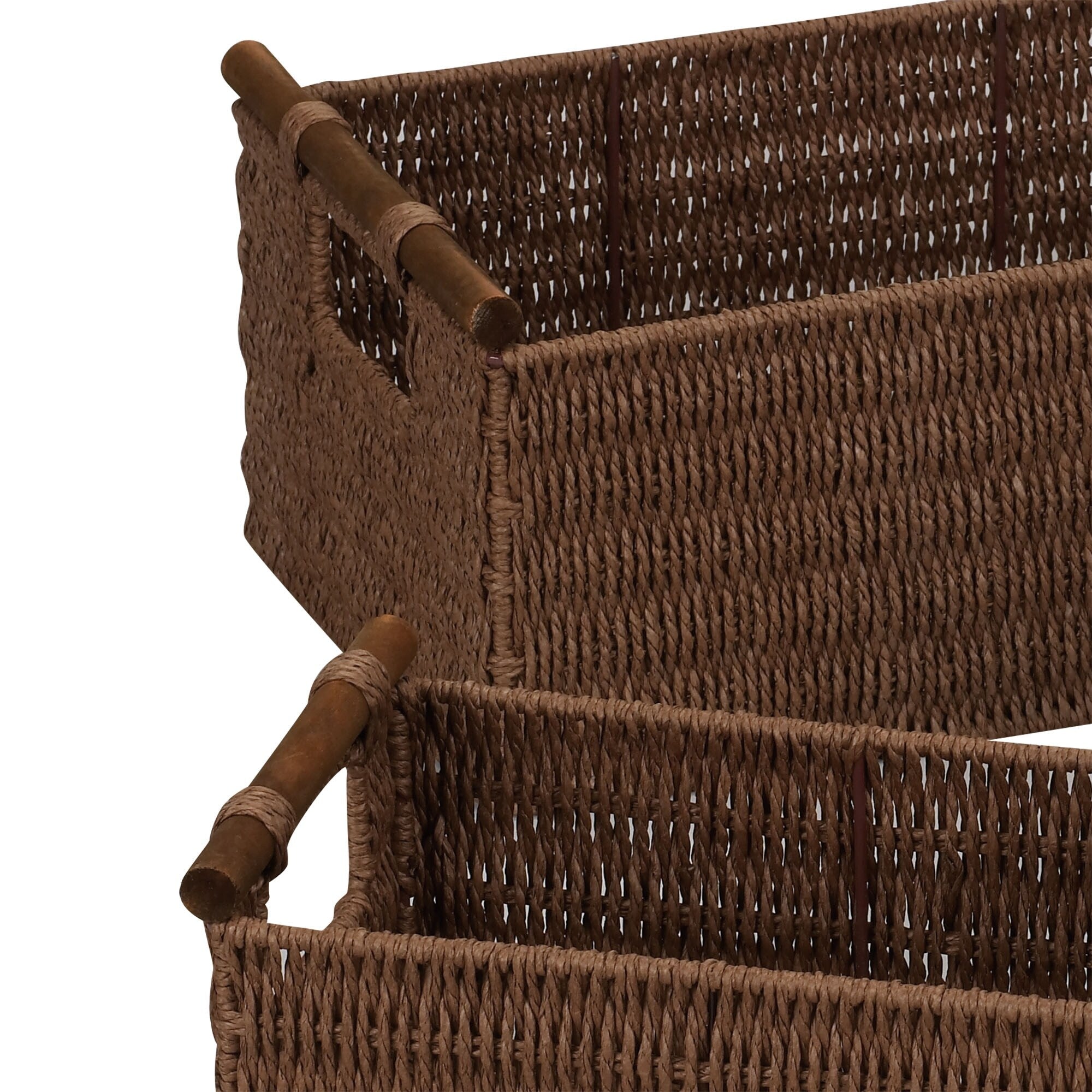 Paniers tissés décoratifs essentiels pour la maison