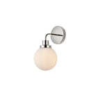 Applique de salle de bain Hudson à 1 lumière avec abat-jour globe givré