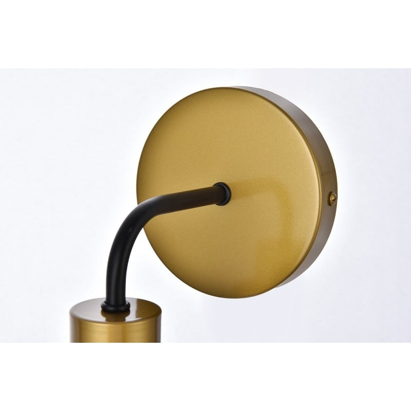 Applique de salle de bain Hudson à 1 lumière avec abat-jour globe givré
