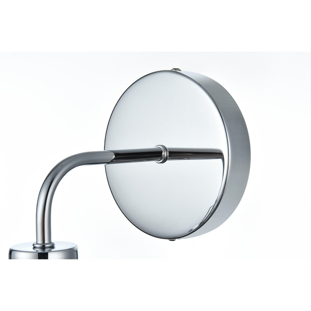 Applique de salle de bain Hudson à 1 lumière avec abat-jour globe givré