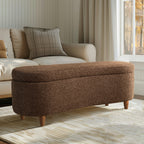 Banc d'appoint de rangement incurvé de style boucle INK IVY Bailey