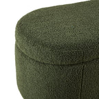 Banc d'appoint de rangement incurvé de style boucle INK IVY Bailey