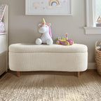 Banc d'appoint de rangement incurvé de style boucle INK IVY Bailey