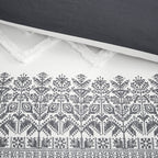 Parure de lit 3 pièces en coton avec capitonnage chenille INK+IVY Mila