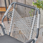 Chaises d'extérieur Idaho Rope Club (lot de 2) par Christopher Knight Home