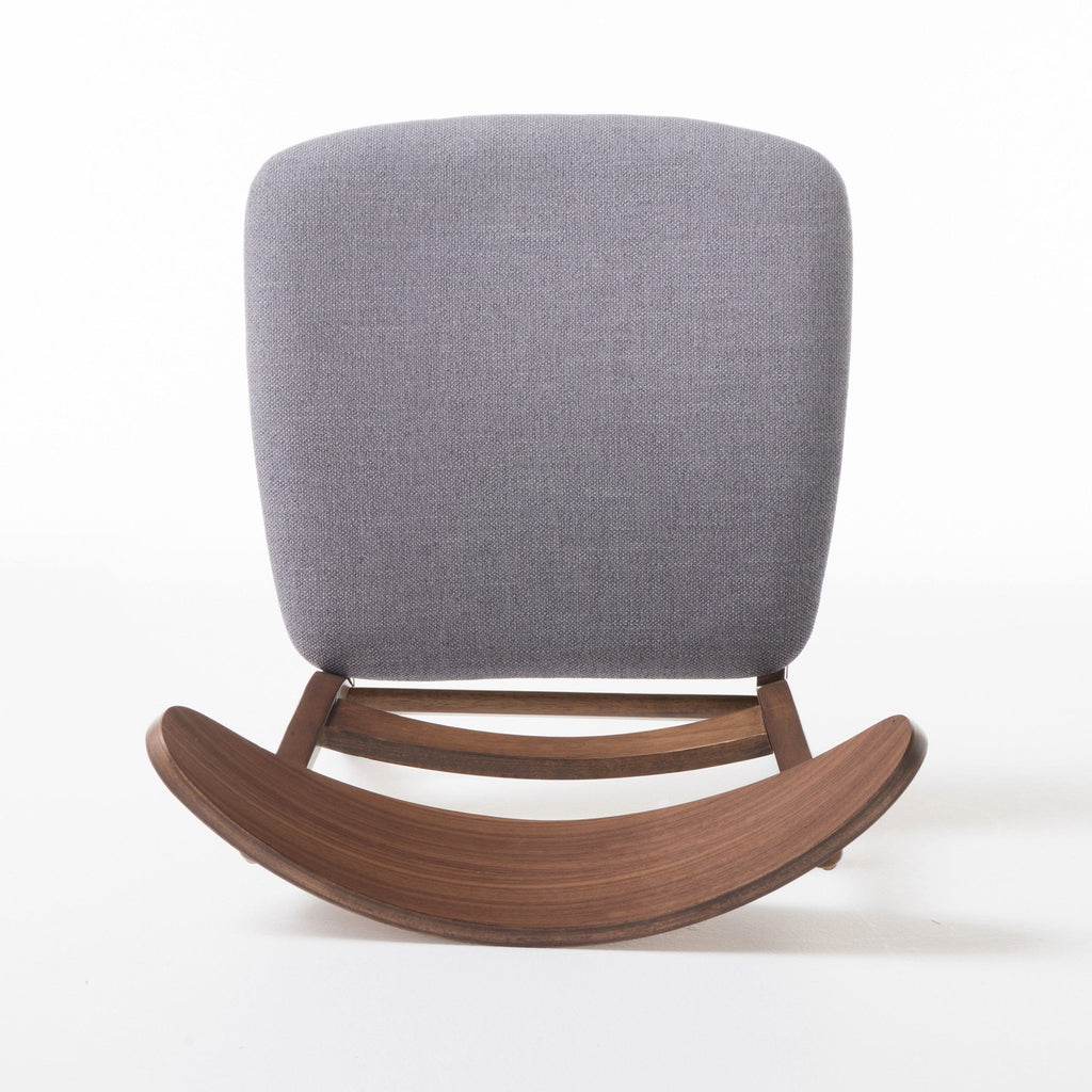 Chaise de salle à manger Abrielle en bois d'hévéa rembourrée, style milieu de siècle, par Christopher Knight Home (lot de 2)
