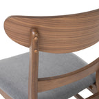Chaises de salle à manger modernes Idalia du milieu du siècle (lot de 4) par Christopher Knight Home