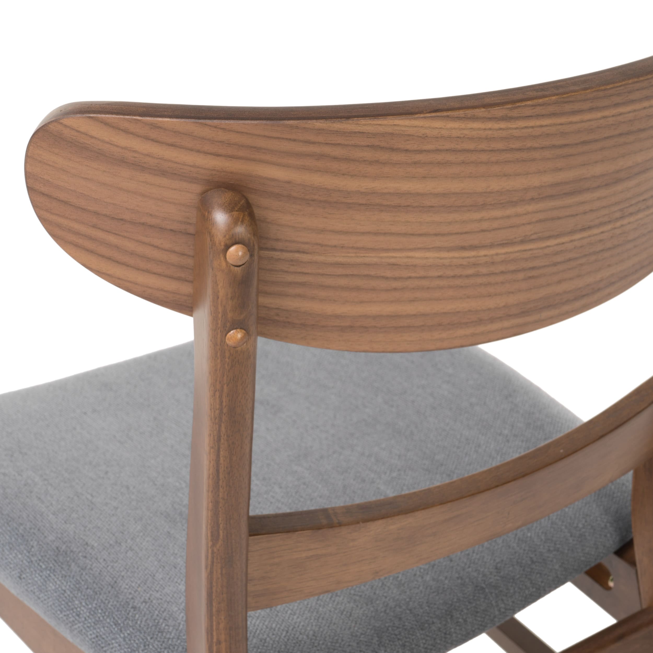 Chaises de salle à manger modernes Idalia du milieu du siècle (lot de 4) par Christopher Knight Home