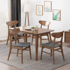 Chaises de salle à manger modernes Idalia du milieu du siècle (lot de 4) par Christopher Knight Home
