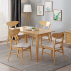 Chaises de salle à manger modernes Idalia du milieu du siècle (lot de 4) par Christopher Knight Home