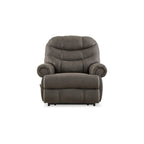 Fauteuil inclinable manuel mural Ikra Zero, capitonné, similicuir gris