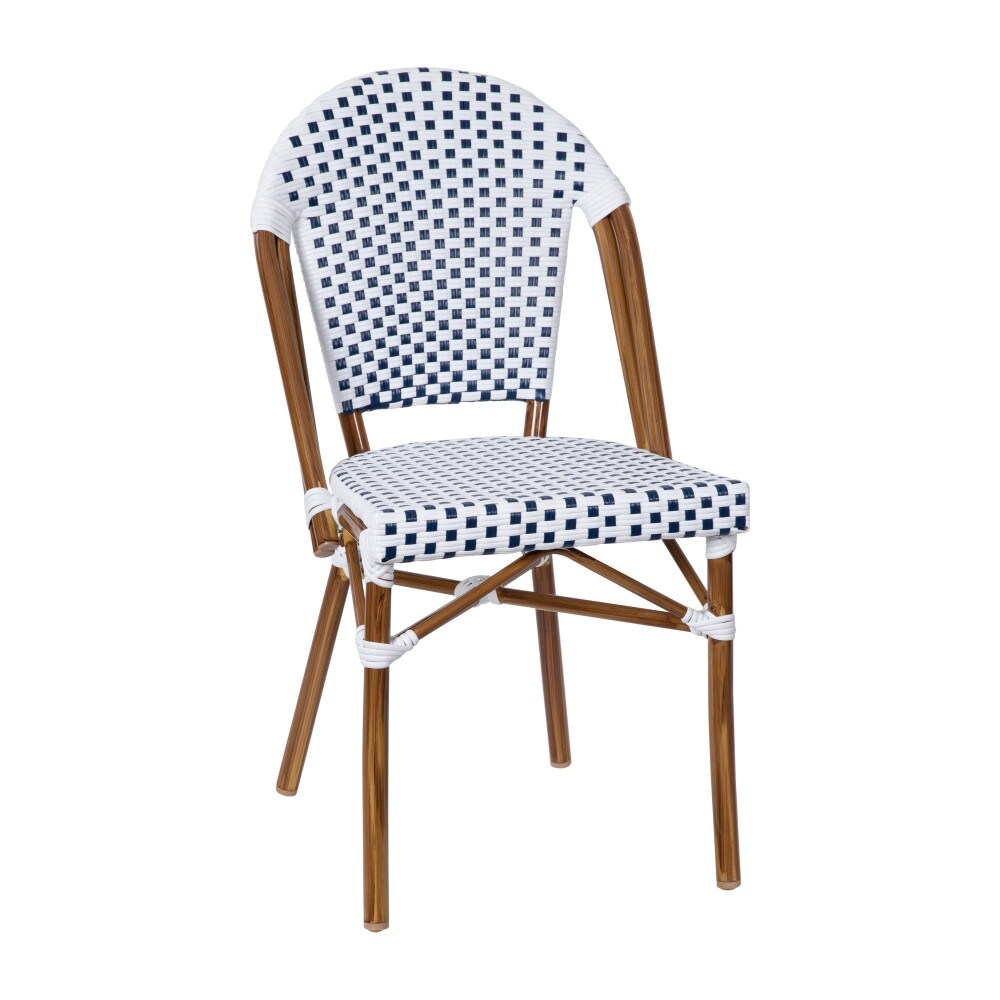 Ensemble bistrot commercial intérieur/extérieur avec table et quatre chaises