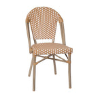 Ensemble bistrot commercial intérieur/extérieur avec table et deux chaises