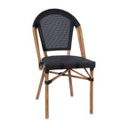 Ensemble bistrot commercial intérieur/extérieur avec table et deux chaises