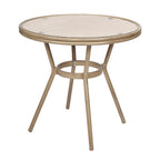 Ensemble bistrot commercial intérieur/extérieur avec table et deux chaises