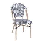 Ensemble bistrot commercial intérieur/extérieur avec table et deux chaises