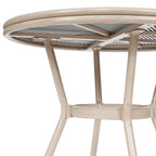 Ensemble bistrot commercial intérieur/extérieur avec table et deux chaises