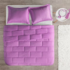 Ensemble de couette Ava en duvet synthétique au design intelligent