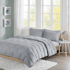 Ensemble de couette Ava en duvet synthétique au design intelligent