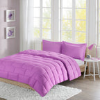Ensemble de couette Ava en duvet synthétique au design intelligent