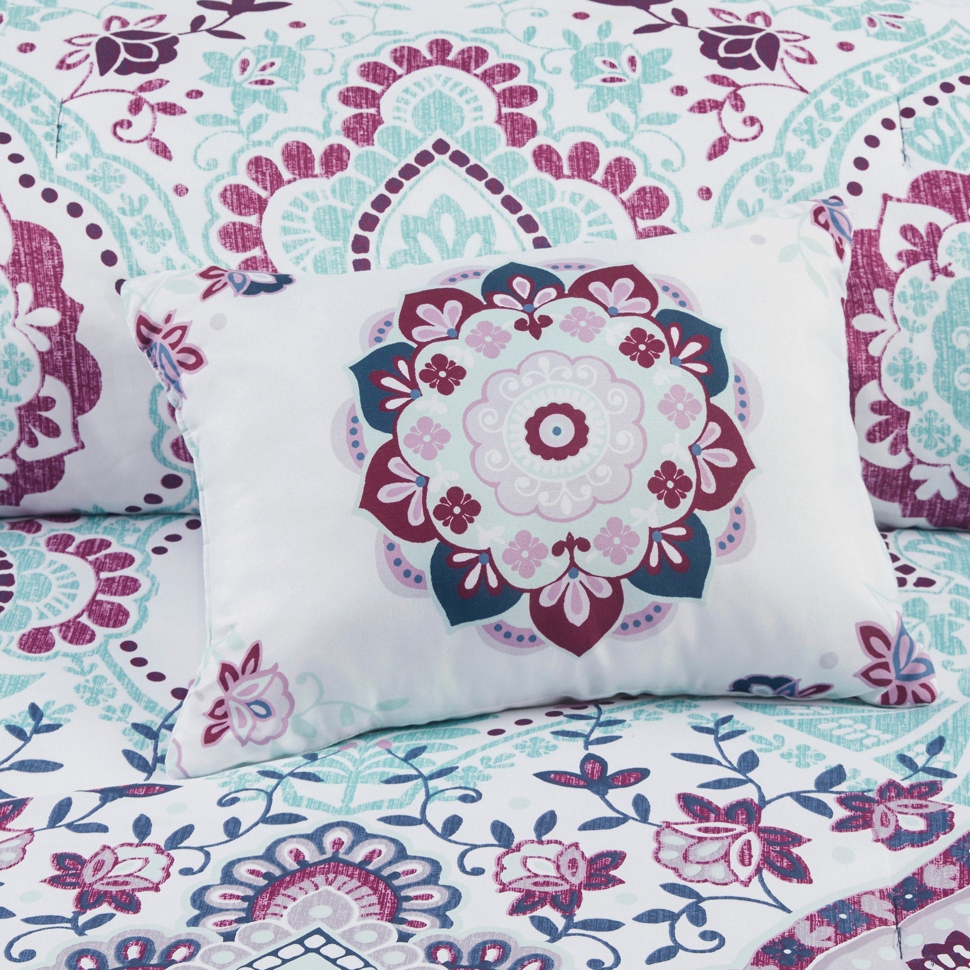 Parure de lit Avery Boho au design intelligent avec draps