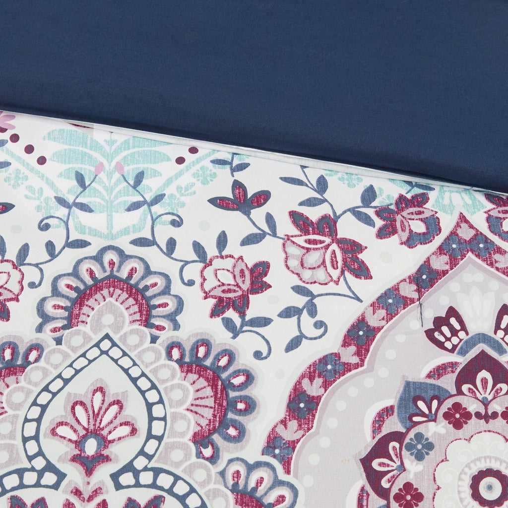 Parure de lit Avery Boho au design intelligent avec draps