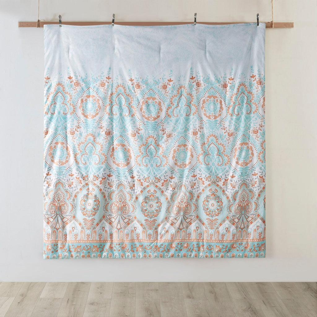 Parure de lit Avery Boho au design intelligent avec draps