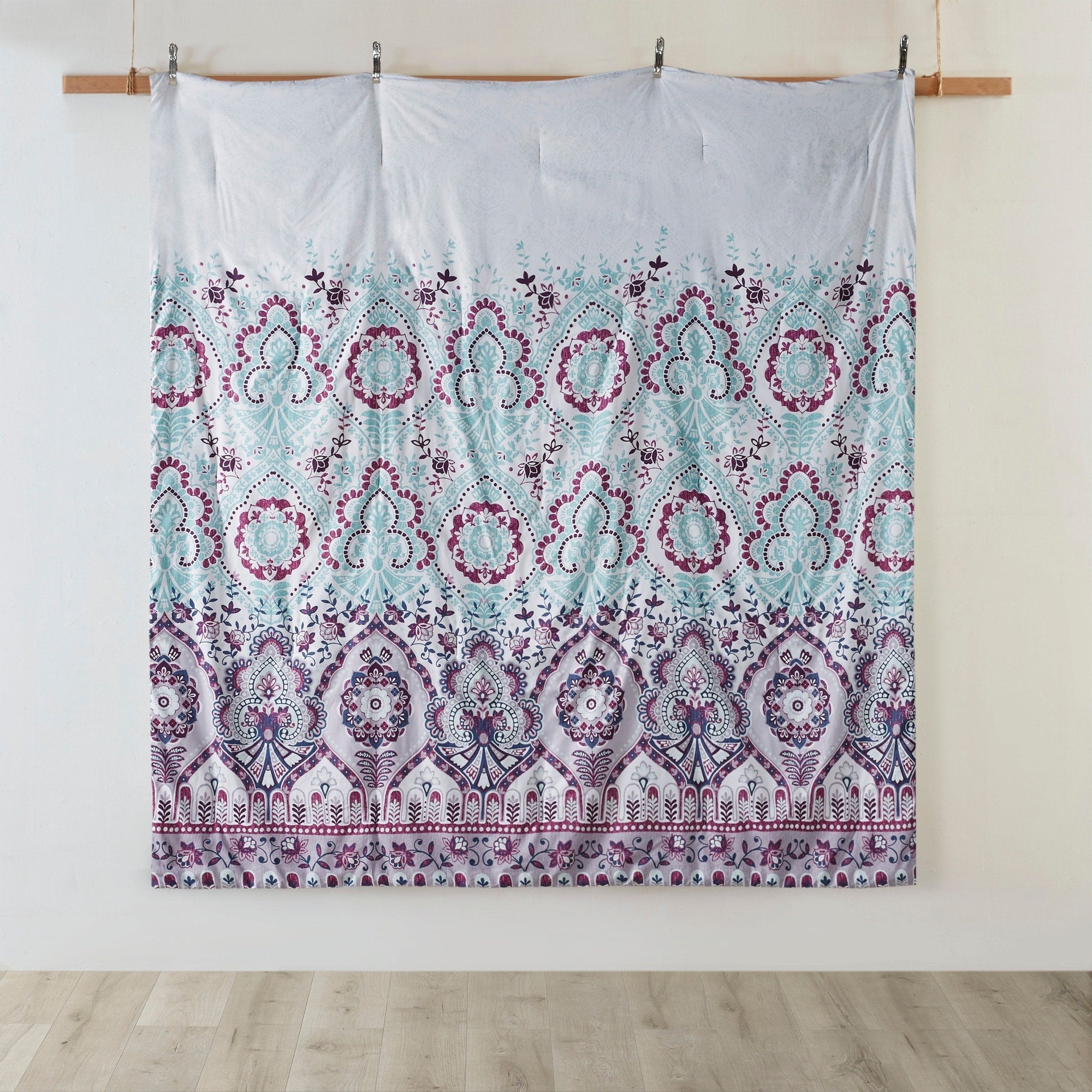 Parure de lit Avery Boho au design intelligent avec draps