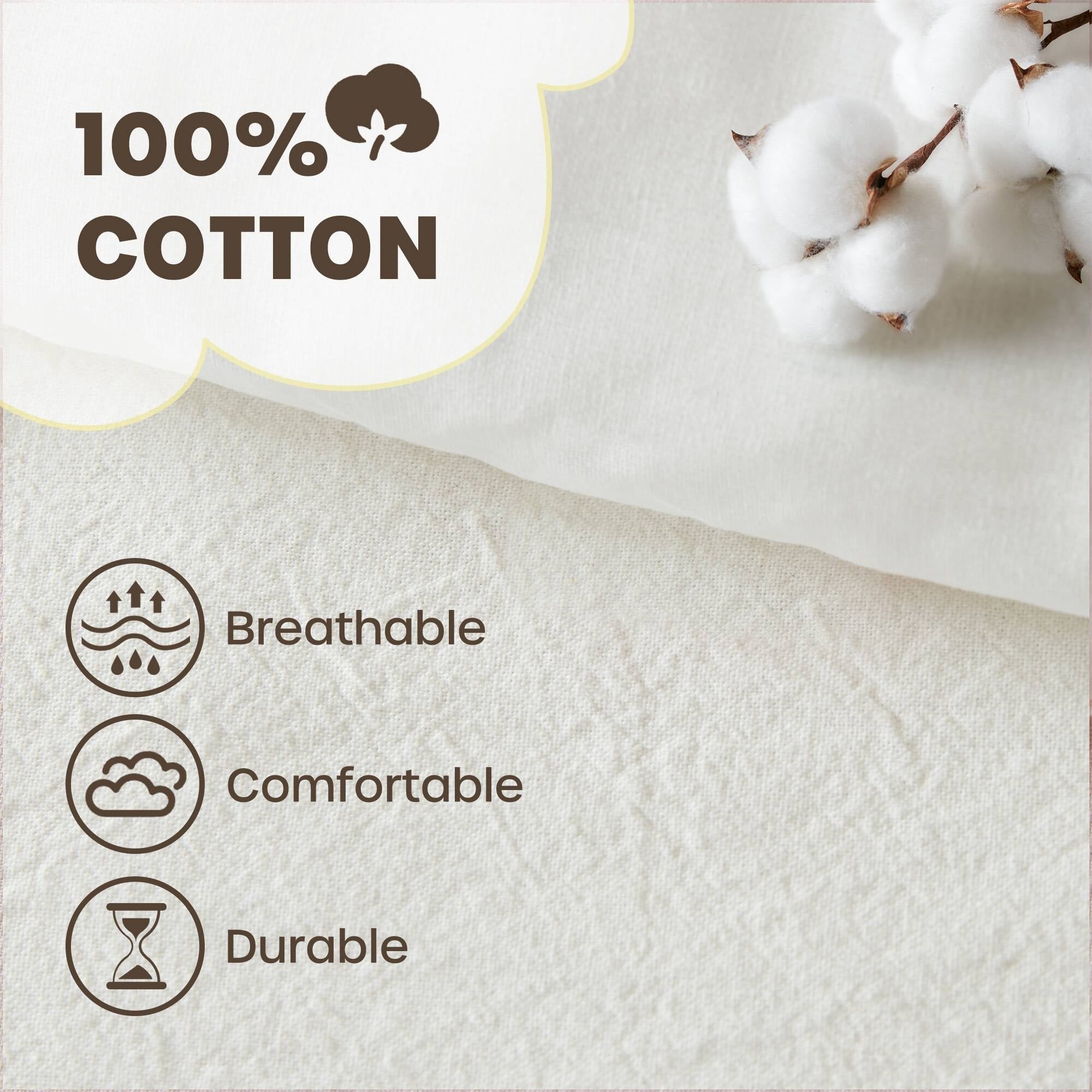 Parure de lit en jacquard de coton à pompons Ensley pour enfants au design intelligent avec coussins décoratifs
