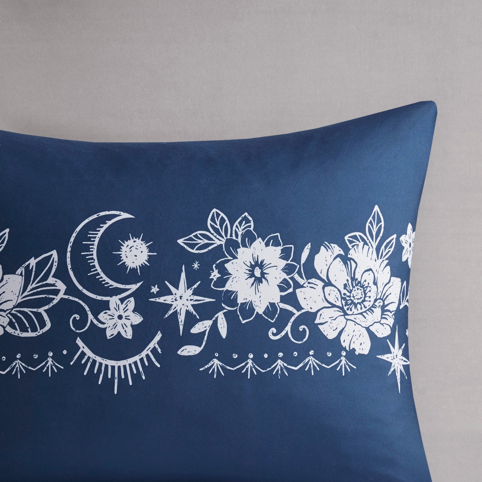 Parure de lit intelligente design Luna Navy Celestial