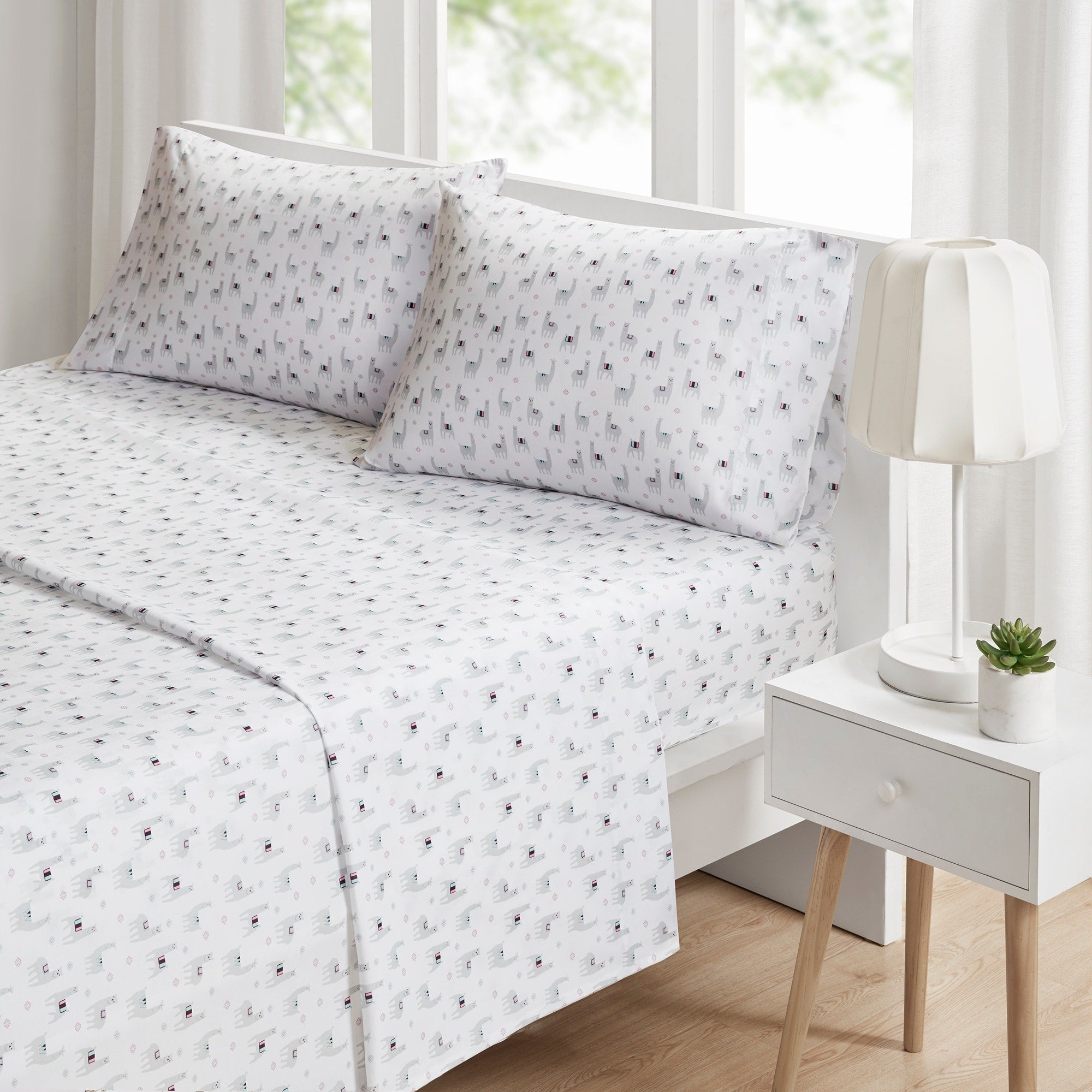 Ensemble de draps imprimés fantaisie au design intelligent
