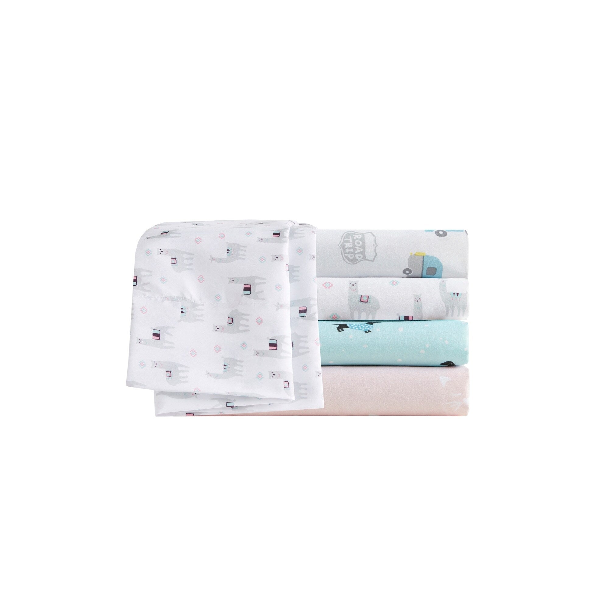 Ensemble de draps imprimés fantaisie au design intelligent
