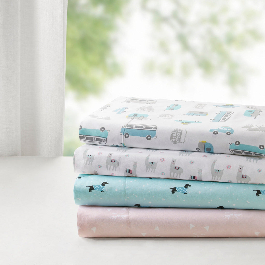 Ensemble de draps imprimés fantaisie au design intelligent