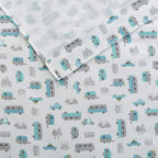 Ensemble de draps imprimés fantaisie au design intelligent