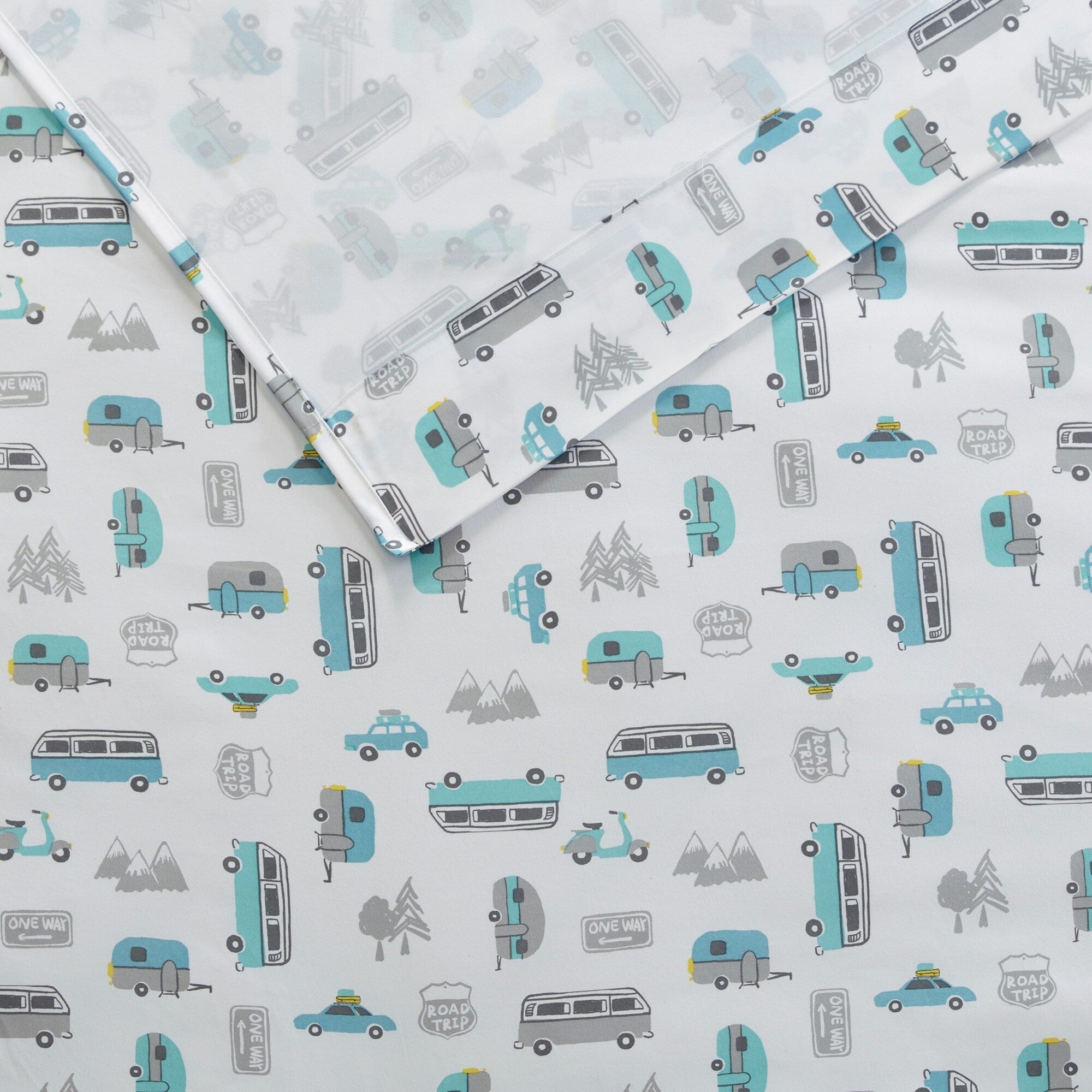 Ensemble de draps imprimés fantaisie au design intelligent